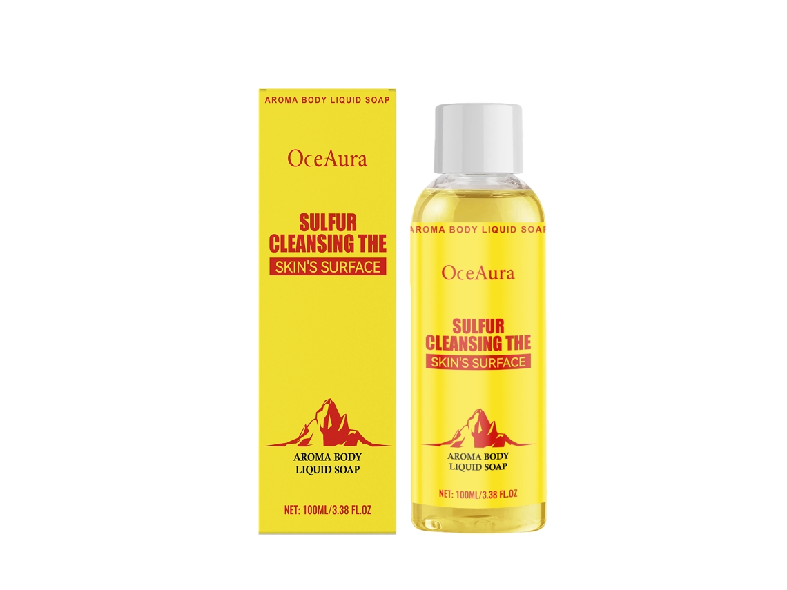 Gel de ducha con fragancia a azufre