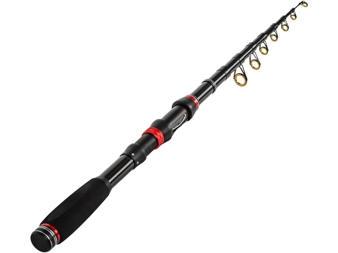 Caña De Pescar, Pescar Para Pesca En El Mar, Telescópica 1,8 A 3,0 M, Portátil, Seguro, Cómodo