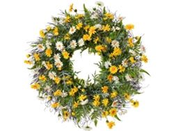 Guirnaldas de margaritas, flores artificiales para decorar puertas de entrada, ventanas y paredes. AQUAFORGE