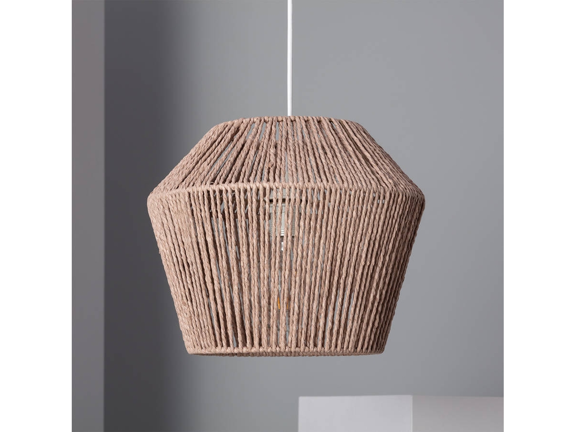 Lámpara de Suspensión LEDKIA Trenza (Marrón - E27 - 60 W)