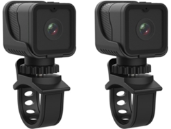 2 Cámaras Deportivas Wifi Hd 1080p Con Punto De Acceso, Mini Cámara Portátil E Impermeable Para Motocicleta Y Bicicleta.