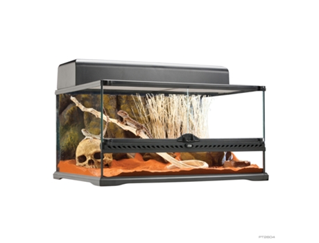 Terrario de vidrio para reptiles EXO TERRA M/Low, 81L, 60X45X30cm
