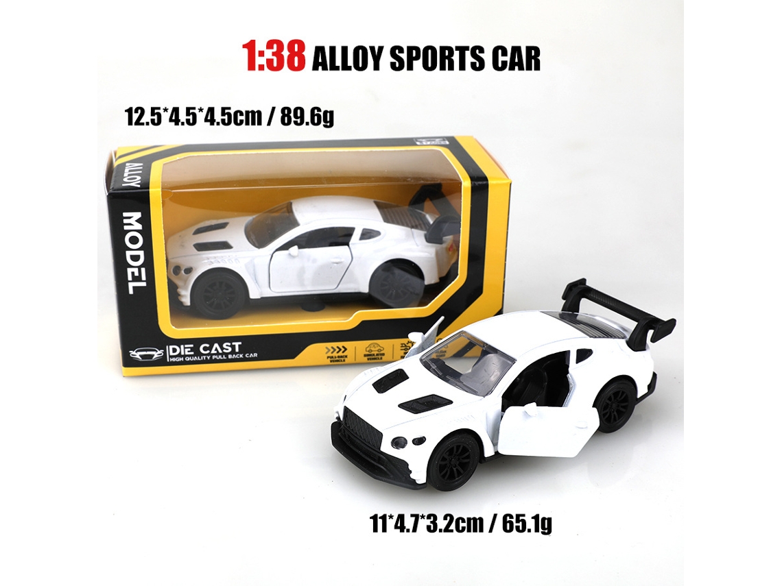 Modelo De Coche De Metal Fundido A Escala 1/38, Modelo De Coche Clásico, Juguete Para Niños