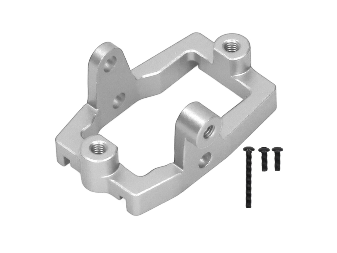Soporte De Servo De Aleación De Aluminio Ligero Y Preciso Para Traxxas 1/18 Rc Crawler Trx4m, Color Plata.