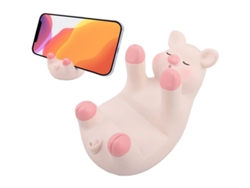 Soporte Para Teléfono Con Forma De Cerdito Rosa, Adorno De Oficina, Accesorio De Escritorio, Resina (forma De C)