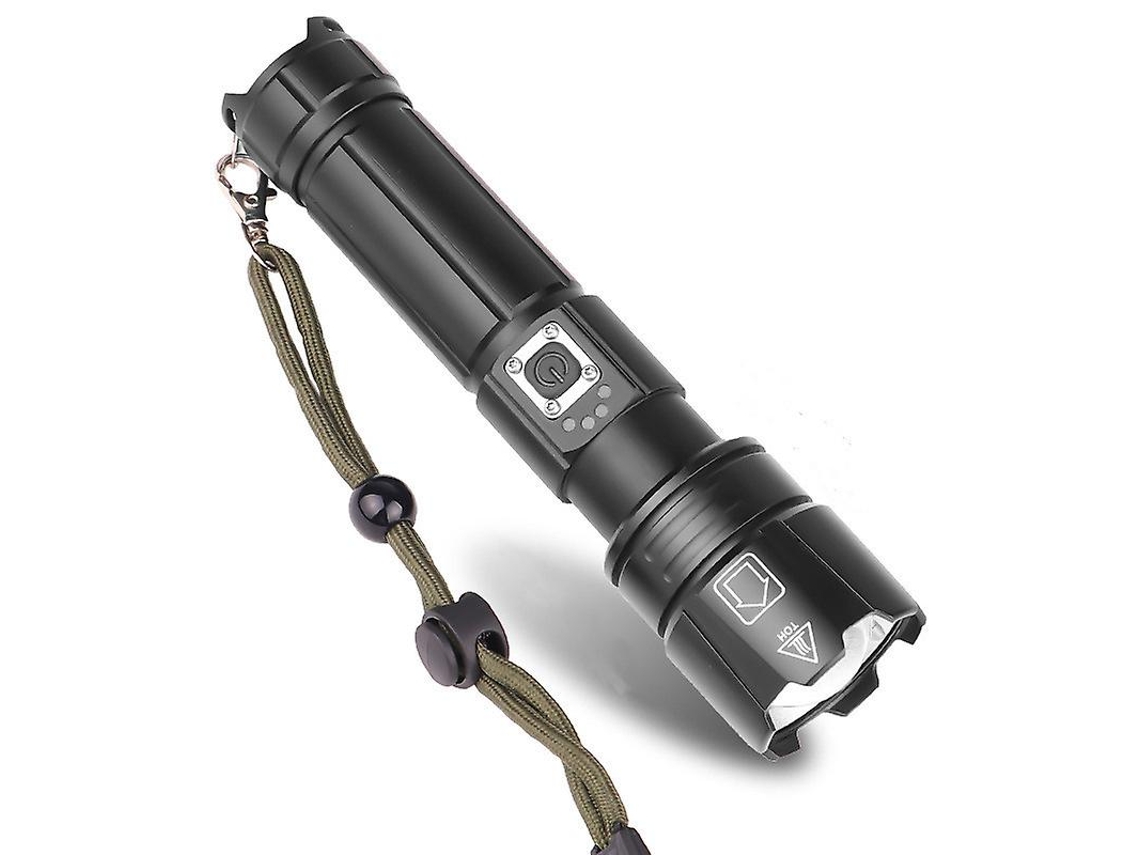 Linterna Led Xhp70 De 9000 Lúmenes, Potente Linterna Táctica Recargable Por Usb, 5 Modos De Zoom, Superbrillante, Impermeable, De Mano, Para