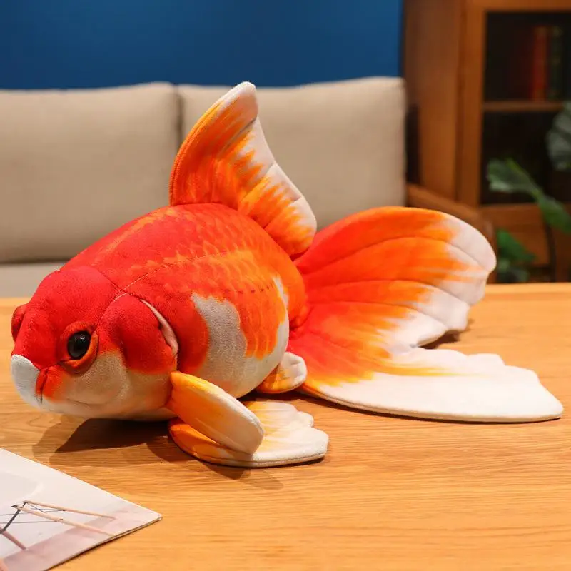 (estilo A, 50 Cm) Peluche De Pez Dorado Lucky Koi, Juguete De Peluche De Animal, Almohada Decorativa De Dibujos Animados De Pez Dorado