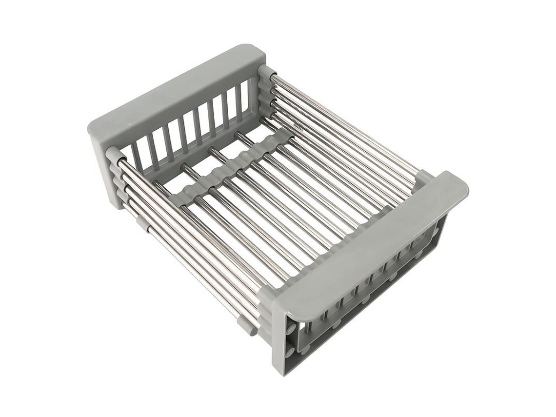 2026-31491-canasta Colador De Acero Inoxidable Ajustable Para Plato Y Verdura Sobre Fregadero