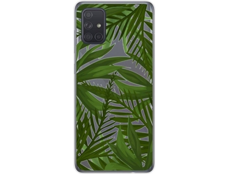 Carcasa Samsung Galaxy A71 TUMUNDOSMARTPHONE Dibujos Transparente Multicolor