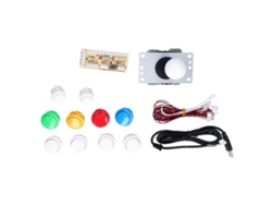 Kit De Joystick De Arcade Diy Controlador Usb Para Ordenador Botones Led Accesorios De Juego
