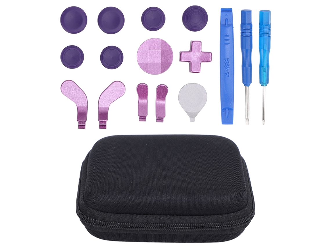 Kit De Reparação De Joystick 17 Em 1 Thumbsticks Analógicos Roxo Para Controle Elite Série 2 Wireless