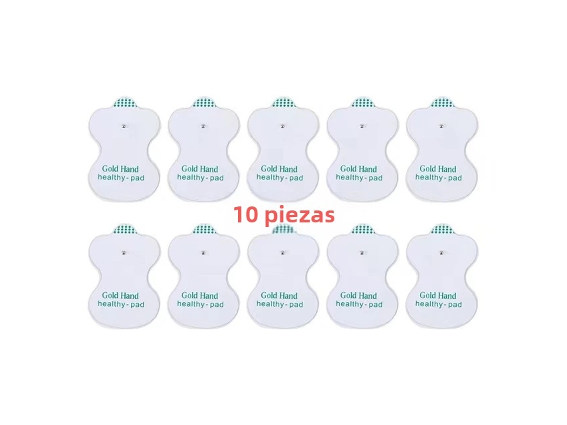 (7,8 X 5 Cm, 10 Piezas) Parche De Estimulación Muscular Ems, Electrodo De Gel Autoadhesivo No Tejido