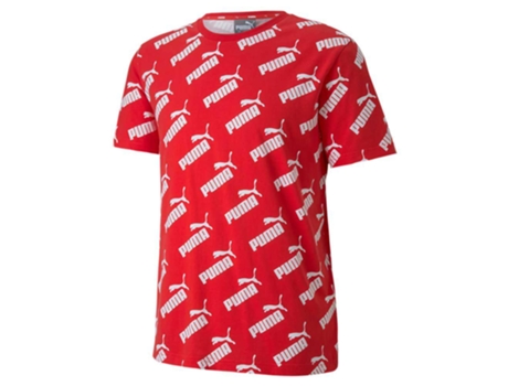 Puma Amplified Allover Print Short Sleeve T-Shirt