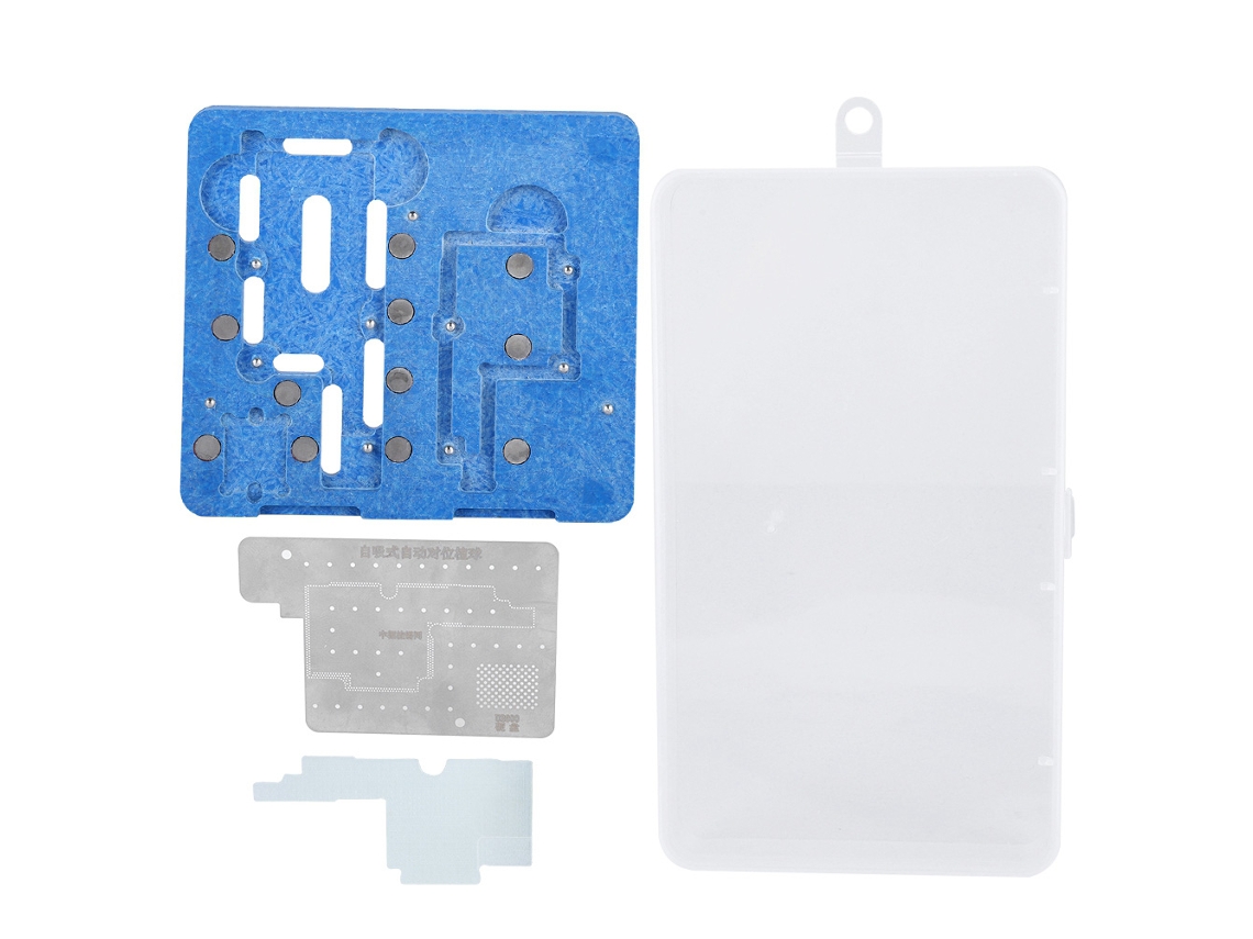 Herramienta De Posicionamiento De Capa Intermedia Para Reparación De Bolas De Solder De La Placa Madre Pcb Bga Del Iphone X