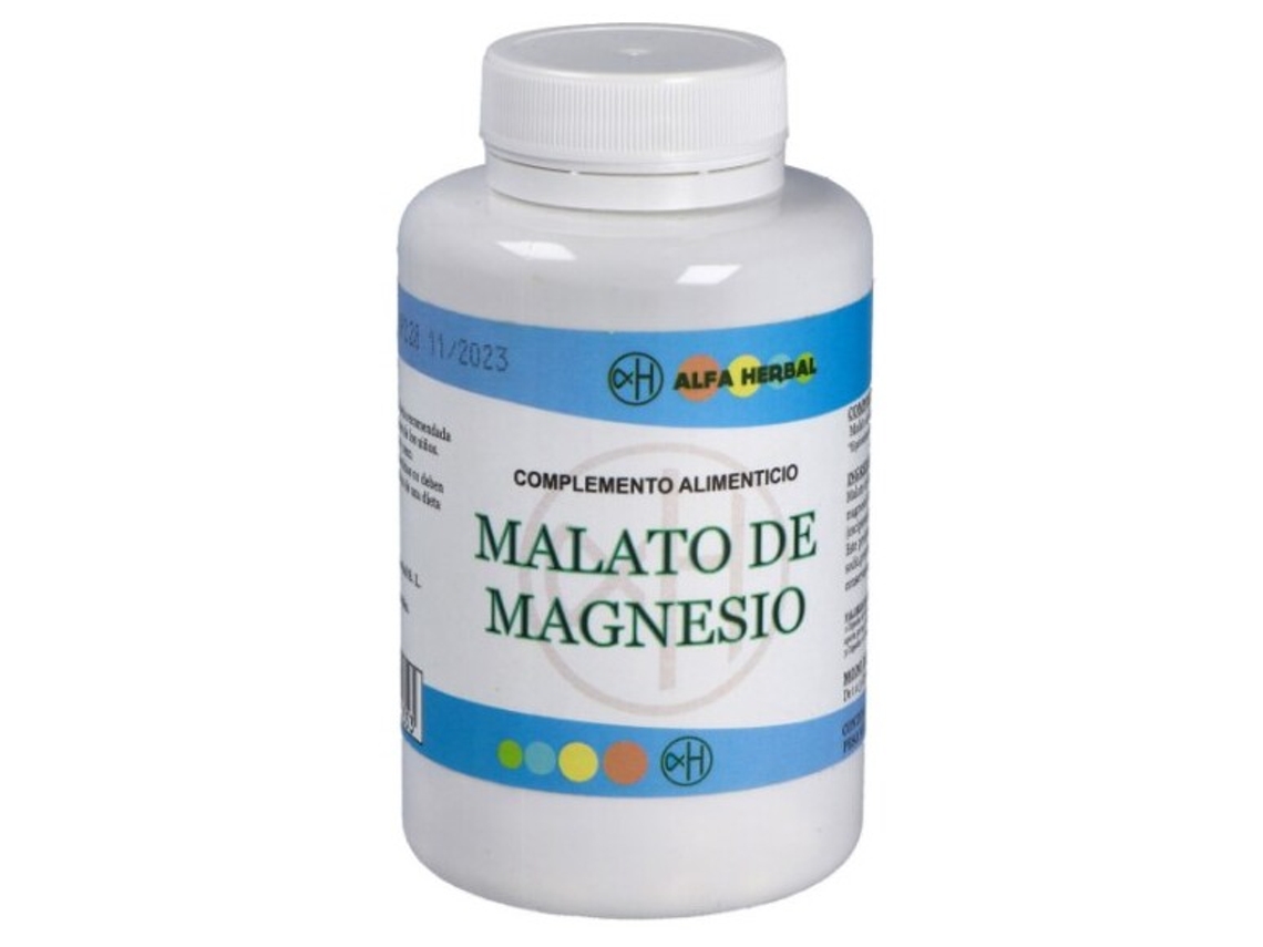 Malato de Magnesio 90 Cápsulas ALFA HERBAL