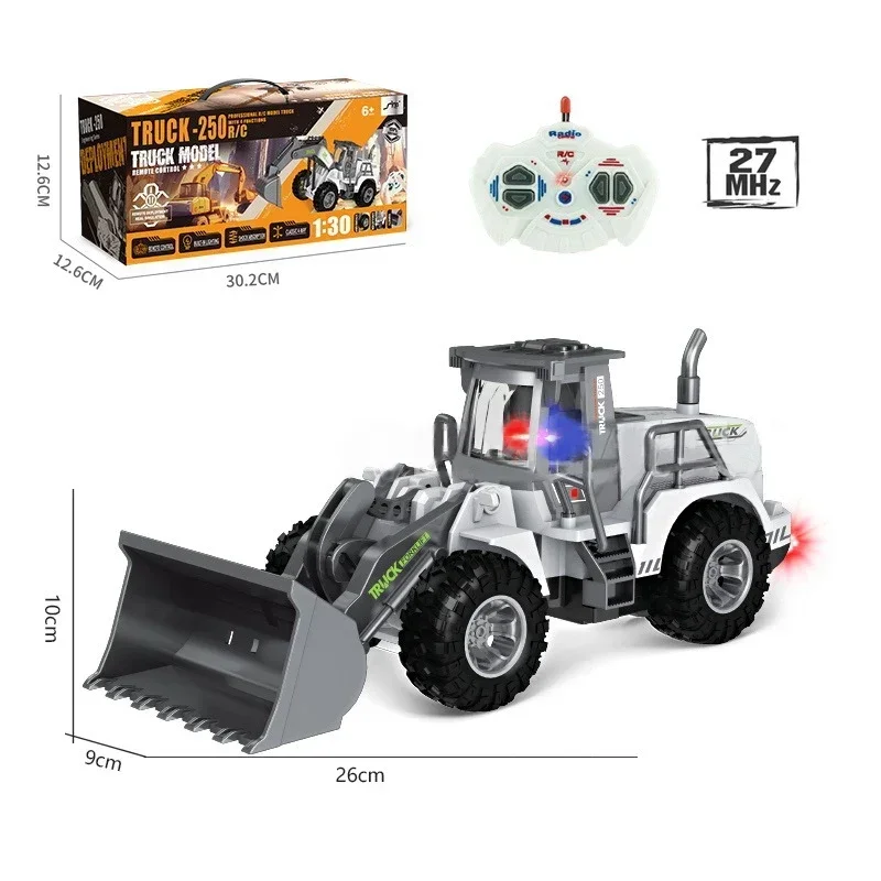 Vehículo De Ingeniería Con Control Remoto De 27 Mhz, Modelo Inalámbrico De Simulación, Un Regalo Para Niños Y Niñas.