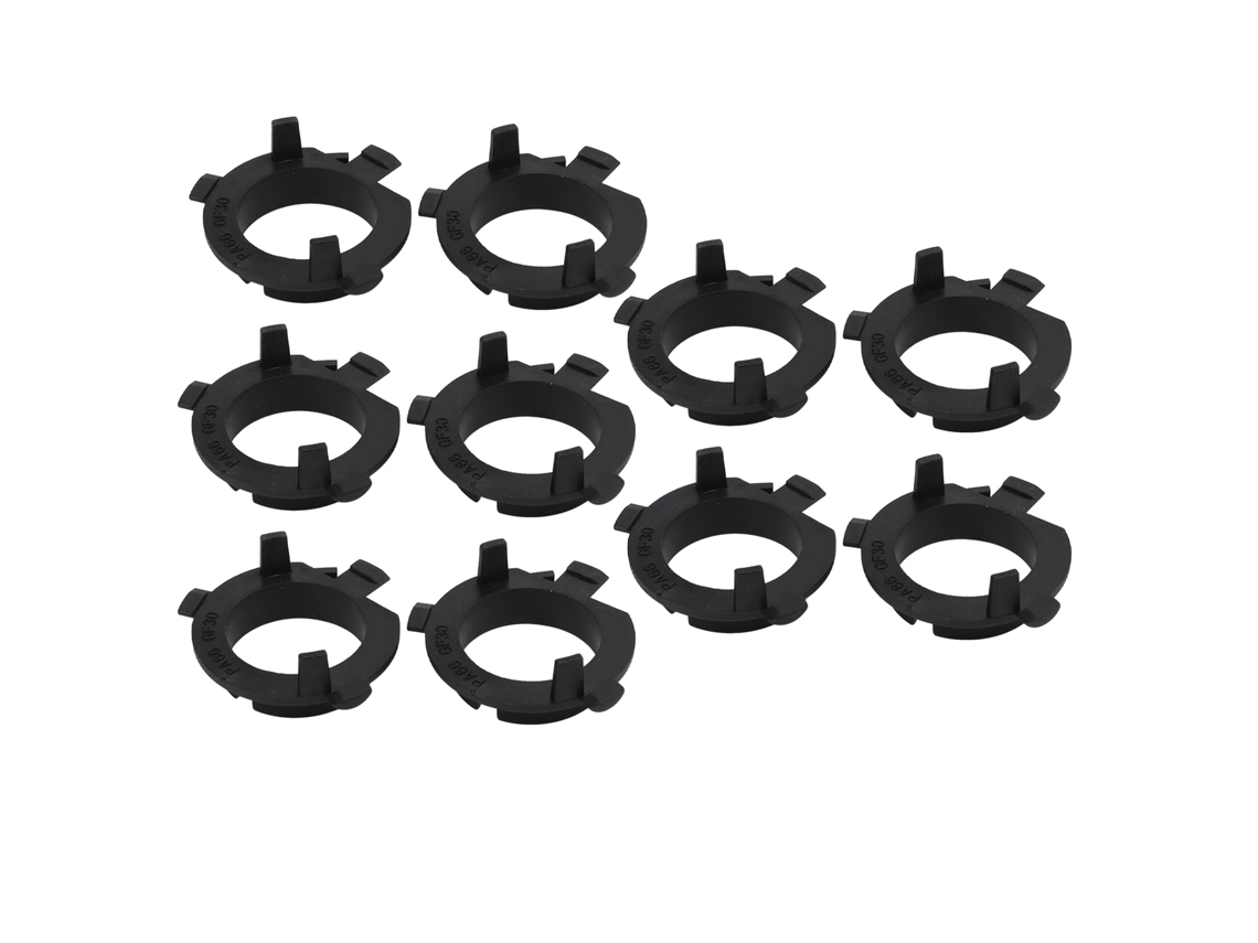 Adaptadores De Base Para Bombillas De Faros Led (10 Unidades), Fácil Instalación, Resistentes A La Corrosión, Duraderos Y Estables.