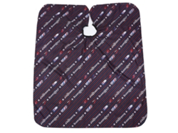Capa de corte de pelo profesional para salón, suave, ligera y duradera, con botón a presión ajustable para un ajuste personalizado, material de nailon.