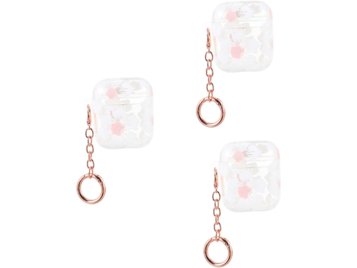 Conjunto De 3 Auriculares Inalámbricos Con Estuche Transparente Y Gancho Para La Oreja, Compatibles Con Ganchos Para La Oreja.