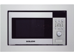 Microondas Integrable GLEM GMI203IX (20 L - Con grill - Inox)