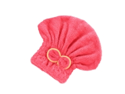 Conjunto de Toalla KOFIHETY Secar Cabello Paquete Súper Absorbentes Rojo - 3pcs (Talla Única)