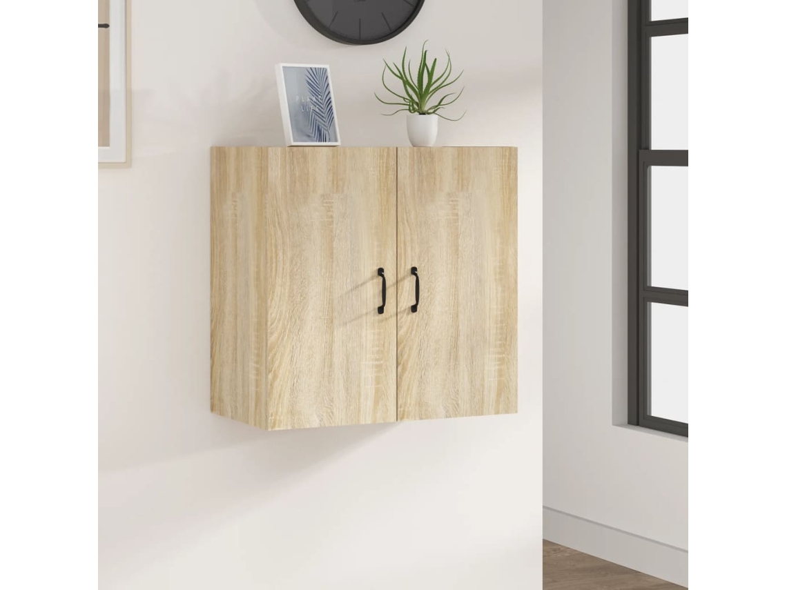 Armario De Pared Madera Contrachapada Roble Sonoma 60x31x60 Cm