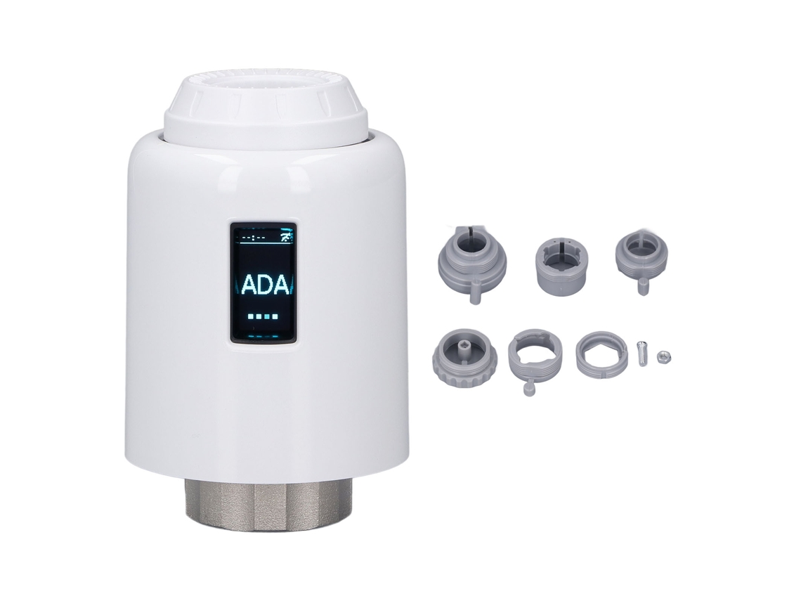 Termostato inteligente para radiador con wifi, control por app y control de temperatura Tuya Home.