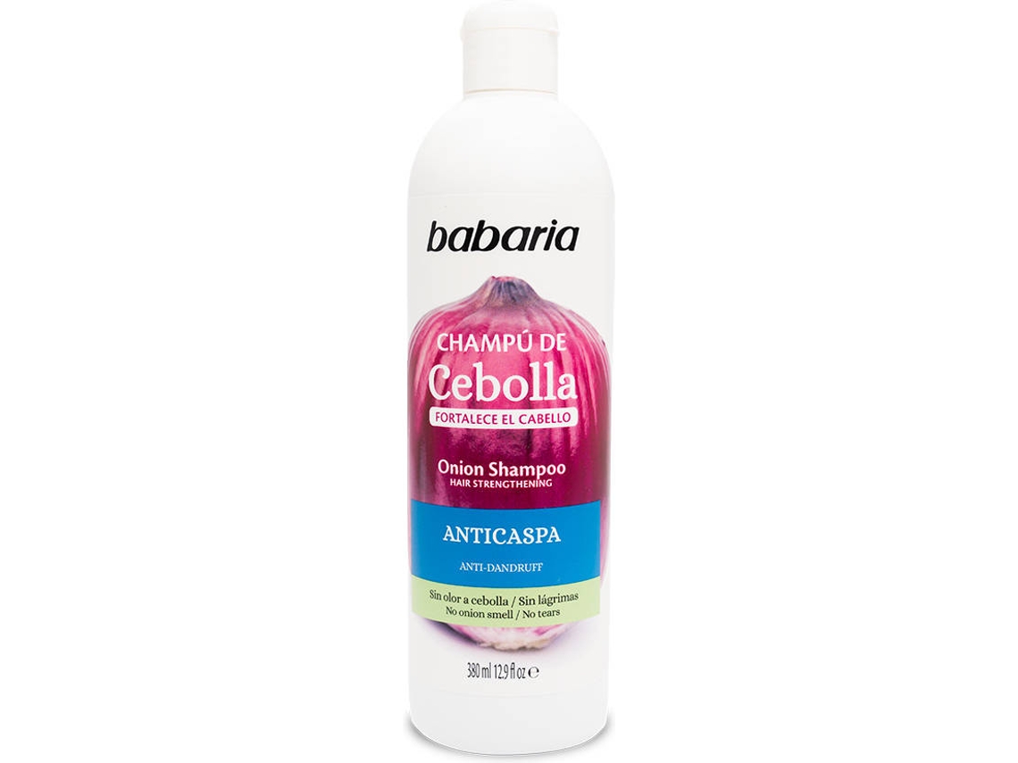 Champú BABARIA Cebolla Anticaspa (380 ml)  