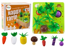 Juego de memoria de frutas y verduras de madera B.active