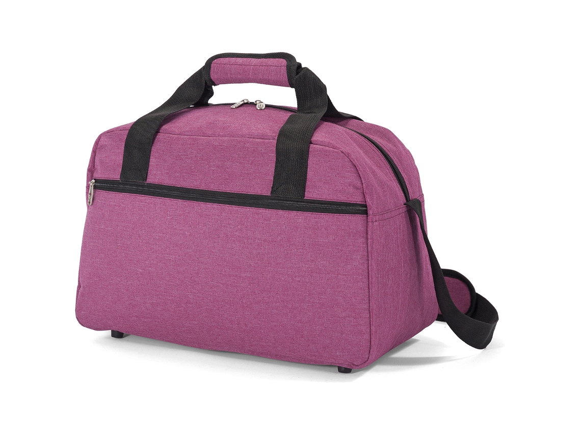 Bolsa De Viaje Benzi Bz5528 40×20×25 Cm, 55l, Apta Para Ryanair Y Vueling, Poliéster, Correa Ajustable Y Bolsillo Frontal, Rosa