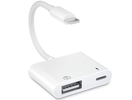 Adaptador de Microfone para iPhone para Transmisión Ao Vivo CHRONUS HDMI1212-Y19 Blanco