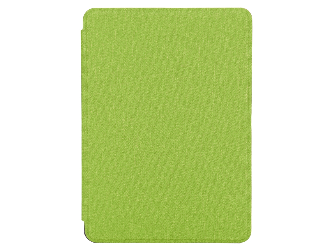 Funda ligera de piel sintética para Kindle 658 2019, color verde claro y dorado