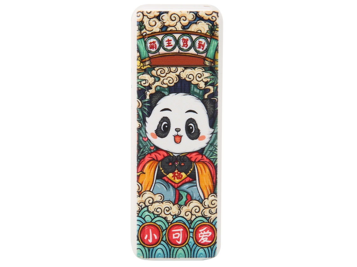 Pendrive Usb 2.0 Estilo Chino 32gb Resistente A Impactos Y Humedad Plug And Play Patrón Panda Compatibilidad Amplia