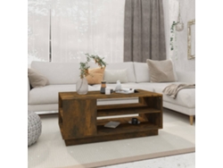 Mesa de Centro Apoyo 102X55X43 cm Aglomerado Cor Roble Fumado