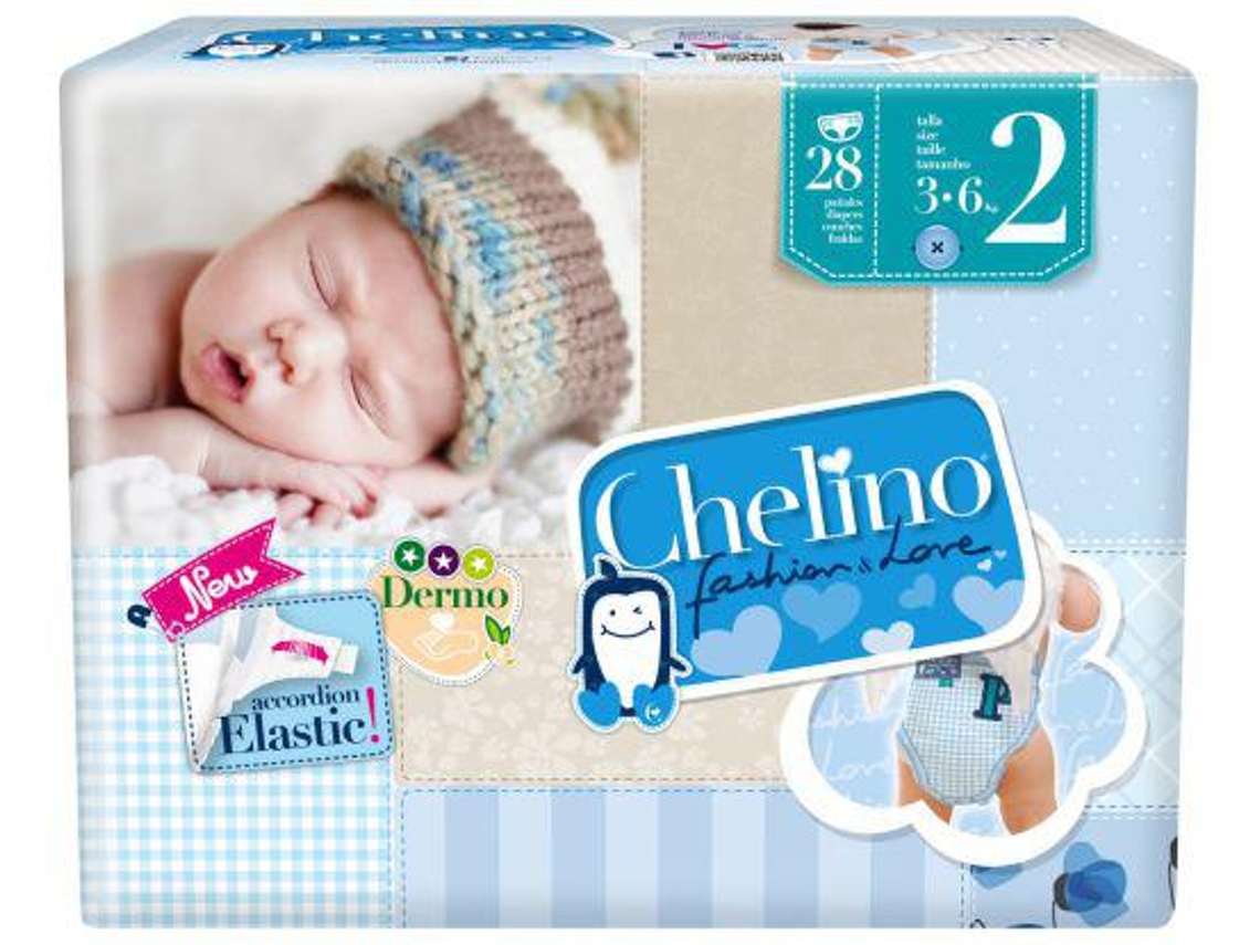 Chelino Moda e Amor Dupla Pañales 28 pcs T2