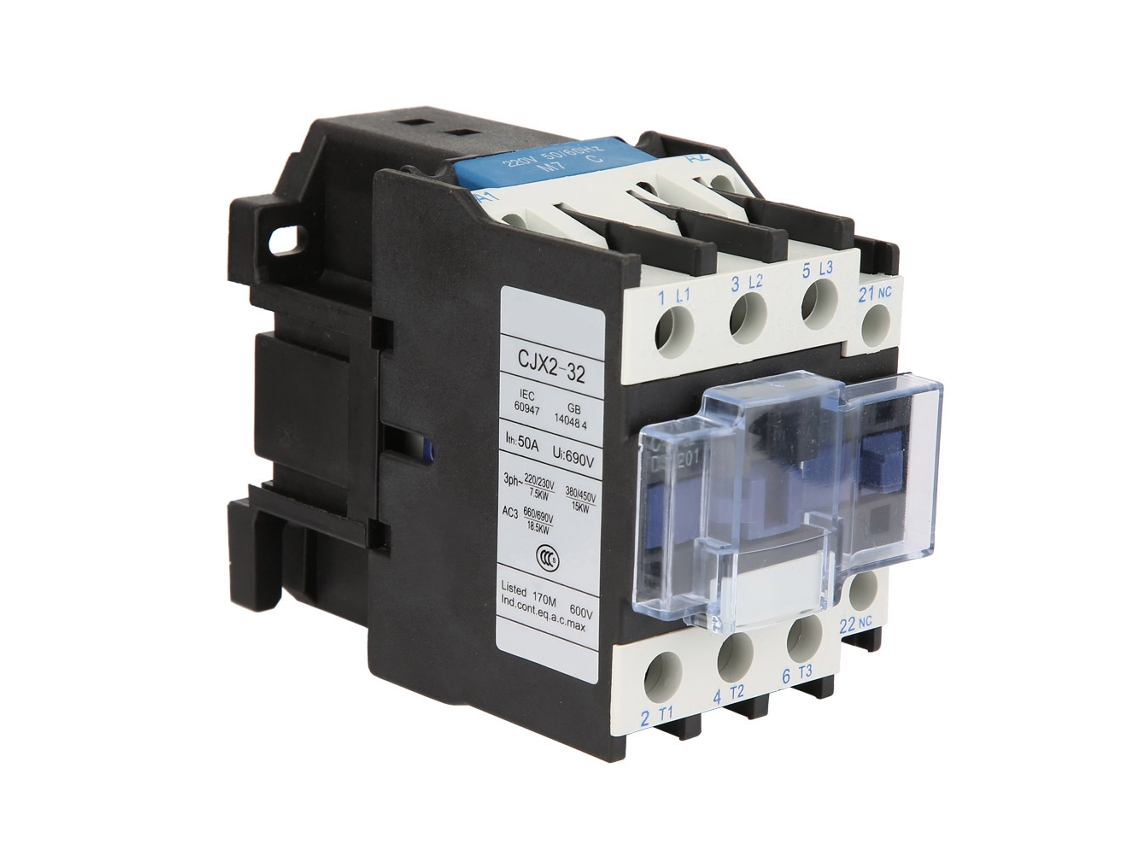 Contactor Eléctrico Industrial Sensible Cjx2-3201, Ca 220 V, 32 A