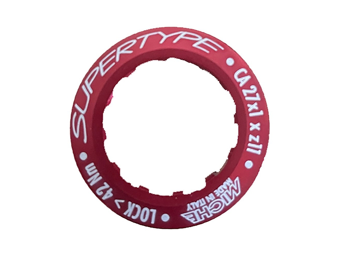 Tampa de Bloqueio de Cassete para Campagnolo Supertype 27X1 Mm 11S Transparentemiche