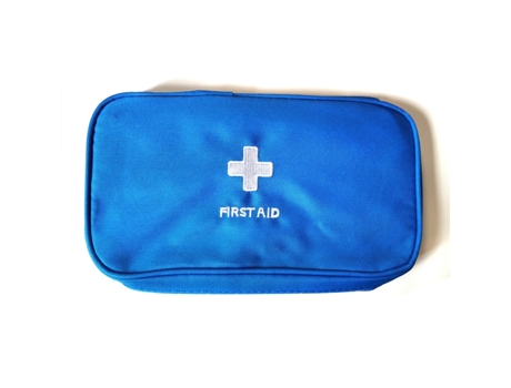 Bolsa de primeros auxilios multicapa vacía portátil[Azul]