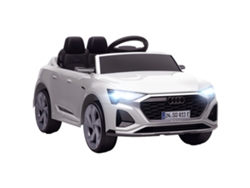 Coche Eléctrico Audi Q8 12v 3-5 Km/h Mando Luces Música Blanco