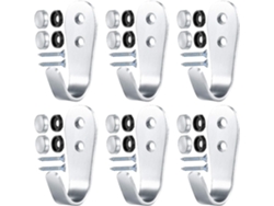 Omni-6 Ganchos De Pared De Acero Inoxidable, Ganchos Para Abrigos, Llaves, Regalo Yuhao, Resistente Y Duradero