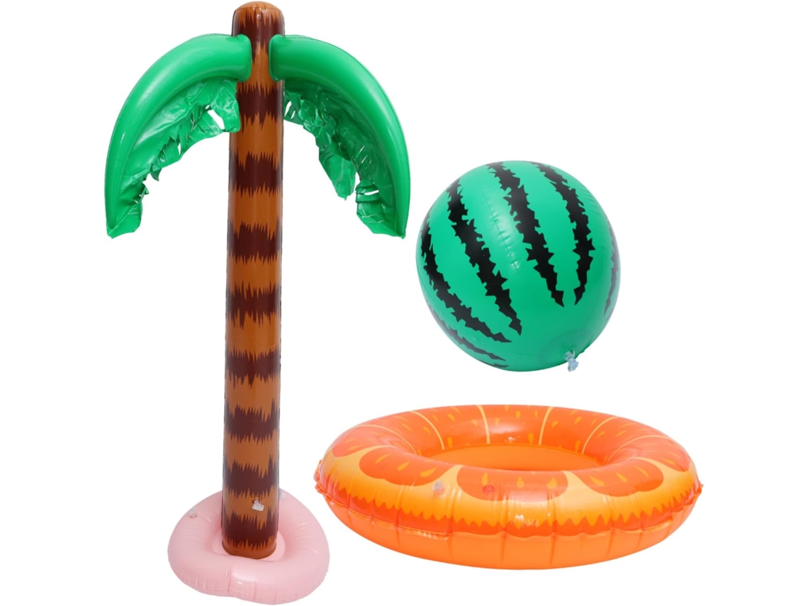Palmera hinchable de 90 cm de altura, fabricada en PVC resistente...