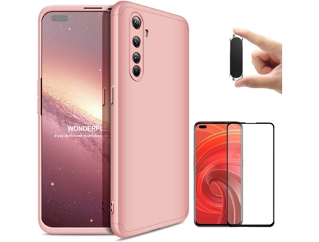 Carcasa, Protector y Soporte Realme X50 Pro Slim armor 360º Rosa