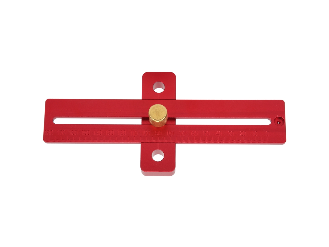 Escuadra En T De Aleación De Aluminio Con Regla Y Marcador - Herramienta De Medición Para Carpintería Y Ferretería.