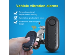 Xanes Alarme Antifurto Preto 110db Bicicletas Volume Ajustável Vibração Controle Remoto À Prova D'água Motocicletas Veículos Elétricos