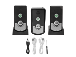 Timbre Inalámbrico Inteligente Con Intercomunicador De Voz, Alcance De 1000 M, Resistente Al Agua Ip54, Carga Usb Para Uso Doméstico.