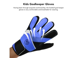 Guantes de portero para niños, antideslizantes, par de guantes de fútbol.