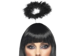 Halo DISFRAZZES Ángel Negro (Talla: Talla Universal)