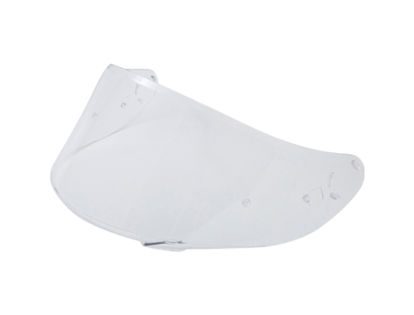 Casco de moto con visera transparente IXS