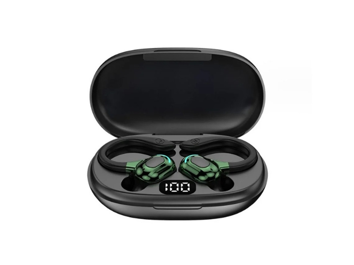 Auriculares Sem Graves Profundos Yizhood Bluetooth Verde