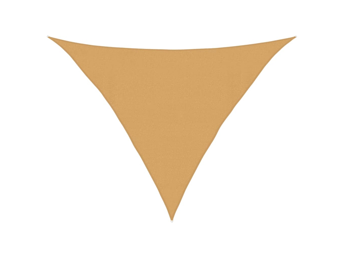 Sombrilla estilo vela Vidaxl marrón (4 x 4 x 5,8 m)